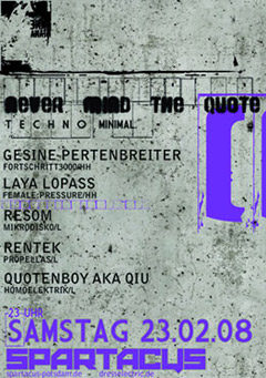 flyer never mind the quote